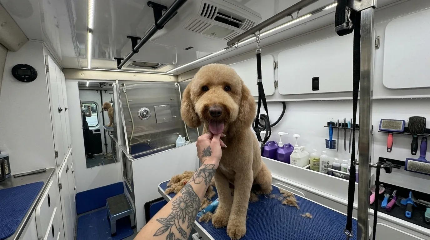 mobile Dog Grooming services