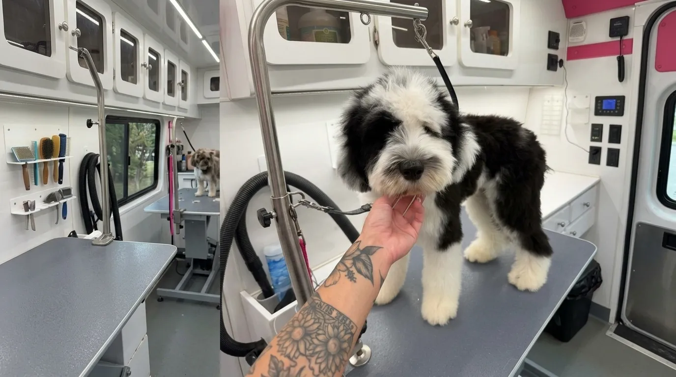 Mobile Dog Grooming Services